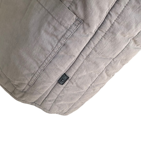 Converse All Stare Jackets Women's Small Quilted Gray Lightweight Quilt Jacket - Picture 6 of 12